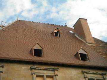 Pose de tuiles ardoises et plates à Castelnaudary